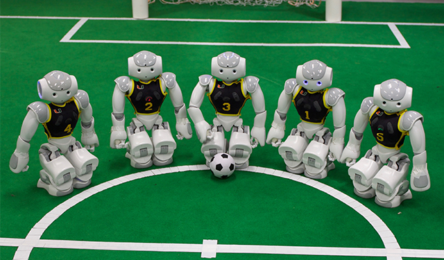 soccer-playing robots 